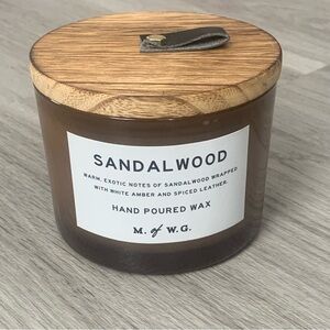 Makers of Wax Goods (M of WG) candle - Sandalwood
